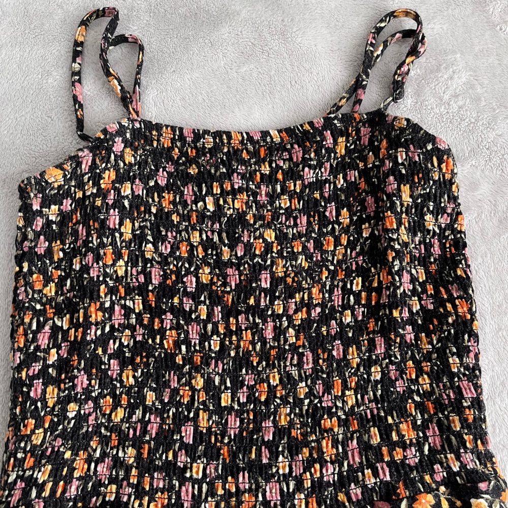 GARAGE SPAGHETTI STRAP FLORAL DRESS - Picture 2 of 4